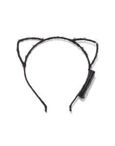 Accesoriu petrecere Claire`s Light Up Black Cat Ears Headband 3679, 02, bb-shop.ro