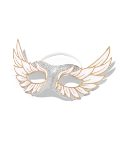 Accesoriu petrecere Claire`s White Angel Wings Mask 5839, 02, bb-shop.ro