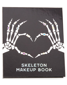 Accesoriu petrecere Claire`s Halloween Skeleton Makeup Book - Black 68086, 001, bb-shop.ro