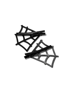Accesoriu petrecere Claire`s Embellished Black Spider Web Hair Clips 7739, 001, bb-shop.ro