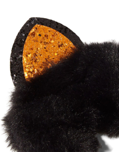 Accesoriu petrecere Claire`s Black Cat Ears Giant Hair Scrunchie 7186, 001, bb-shop.ro