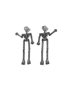 Accesoriu petrecere Claire`s Glittery Jointed Skeleton Drop Earrings 10350, 02, bb-shop.ro