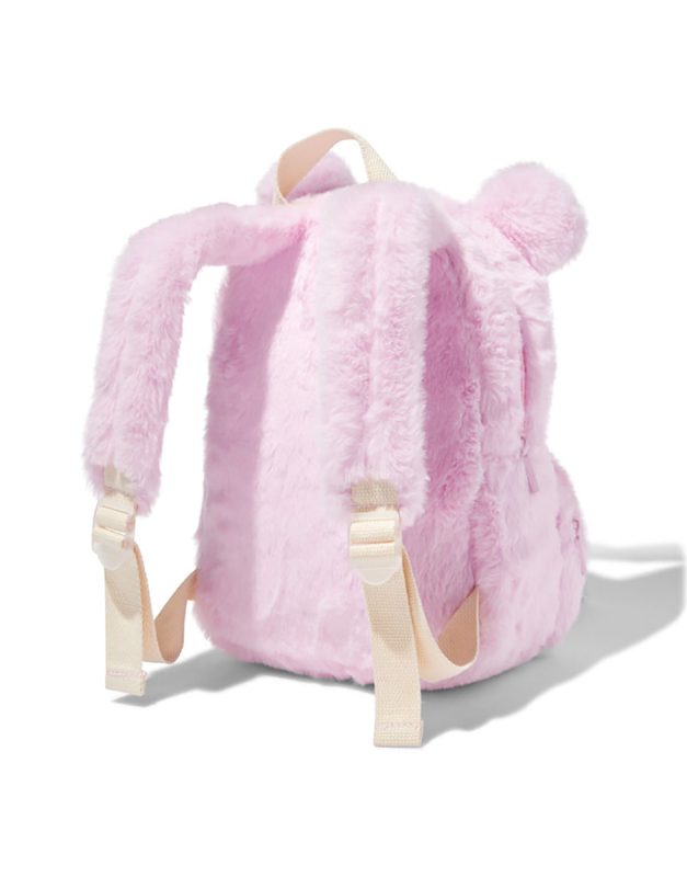 Ghiozdan Claire`s Club Furry Pink Bear 9897, 1, bb-shop.ro