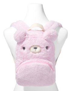 Ghiozdan Claire`s Club Furry Pink Bear 9897, 002, bb-shop.ro