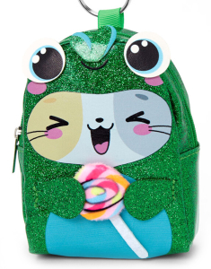 Breloc Claire`s Glitter Frog Costume Cat Mini Backpack 40022, 001, bb-shop.ro