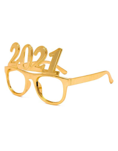 Accesoriu petrecere Claire`s Gold 2021 New Years Eve Frames 91527, 02, bb-shop.ro