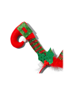 Accesoriu petrecere Claire`s Christmas Glitter Elf Legs Headband 43476, 001, bb-shop.ro