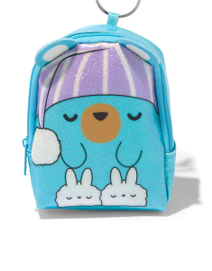 Breloc Claire`s Sleepy Bear Mini Backpack 12412, 001, bb-shop.ro