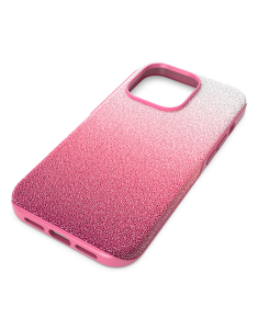 Genti, rucsacuri si accesorii SWAROVSKI, Accesoriu Tech Swarovski High Pattern Pink Smartphone Case 5650833, bb-shop.ro