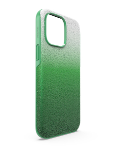 Genti, rucsacuri si accesorii SWAROVSKI, Accesoriu Tech Swarovski High Pattern Green Smartphone Case 5650680, bb-shop.ro