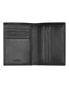 Suport de carduri Hugo Boss Classic Smooth Black HLE403A, 001, bb-shop.ro