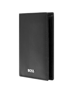 Suport de carduri Hugo Boss Classic Smooth Black HLE403A, 002, bb-shop.ro