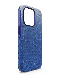 Accesoriu Tech Swarovski High Pattern Ombre Blue iPhone 15 Pro 5680854, 001, bb-shop.ro