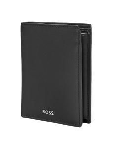Suport de carduri Hugo Boss Classic Smooth Black HLG403A, 002, bb-shop.ro