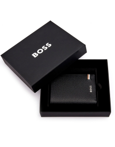 Genti, rucsacuri si accesorii, Suport de carduri Hugo Boss Iconic Black HLG421A, bb-shop.ro