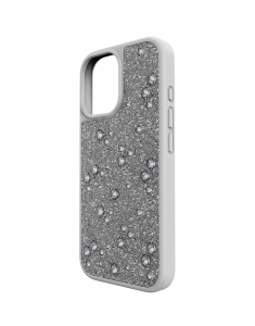 Genti, rucsacuri si accesorii, Accesoriu Tech Swarovski High Silver iPhone 17 5731147, bb-shop.ro