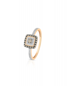 Bijuterii diamant maro, Inel Vida Colored Diamonds 12986Q-BD8RT, bb-shop.ro