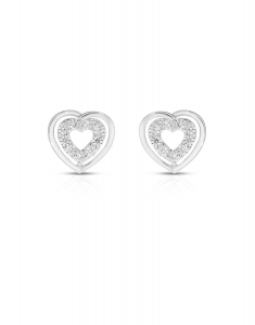 Bijuterii aur 14 kt cubic zirconia, Cercei Bijuterie Aur Love JE36961W, bb-shop.ro