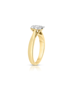 Bijuterii, Inel de logodna Bijuterie Aur Engagement EU06382RF0020-Y, bb-shop.ro