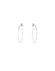 Bijuterii rotunzi dama, Cercei Bijuterie Argint Fashion 27950AG-RH-3cm, bb-shop.ro