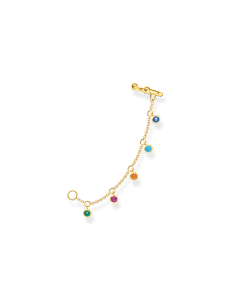 Bijuterii argint sticla ceramica, Cercel Thomas Sabo Charm Club EC0025-488-7, bb-shop.ro