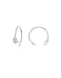 Bijuterii argint, Cercei Argint 925 Stea BGE1806039-01-RH-W, bb-shop.ro