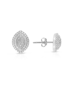 Bijuterii aur 14 kt 365 LOVE, Cercei 365 Love Bouquet KA50305W-WD4WV, bb-shop.ro