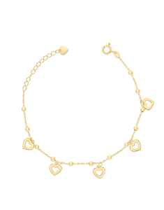 Bratara Bratara Aur 14 Kt Inimi BB321Y, 02, bb-shop.ro