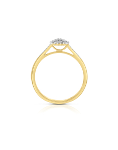 Bijuterii aur 14 kt, Inel de logodna 365 Love Bouquet FI50380Q-WD4YV, bb-shop.ro