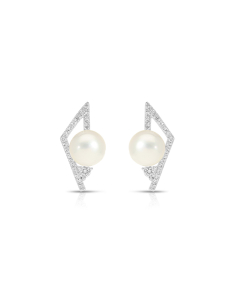 Bijuterii stud, Cercei Argint 925 Classic ES10012PE-WH, bb-shop.ro