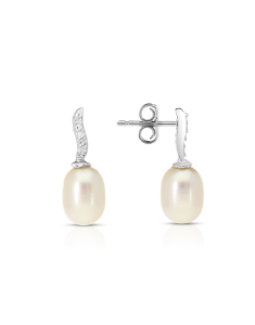 Bijuterii stud, Cercei Argint 925 Classic ES3135PE-WH, bb-shop.ro