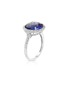 Bijuterii dama tanzanit, Inel Vida Premium 44369R-TA8WH, bb-shop.ro
