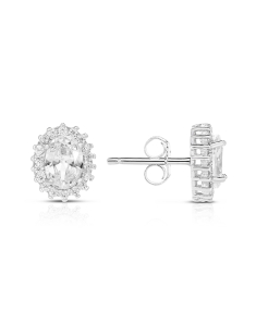 Bijuterii stud cubic zirconia, Cercei Argint 925 Shapes E613621-EG-W, bb-shop.ro