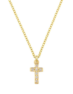 Coliere rolo aur, Colier Ekan Diamonds Cross, bb-shop.ro