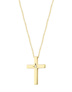 Bijuterii EKAN DIAMONDS, Colier Ekan Diamonds Cross XK4737M0, bb-shop.ro