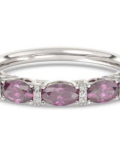 Bijuterii rodolit, Inel Aur 14 Kt Colors of Life EU08565RF0003-CRL-W, bb-shop.ro