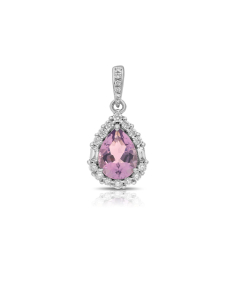 Bijuterii aur 18 kt ametist, Pandantiv Vida Classic Colors 60815S-AM8WP, bb-shop.ro