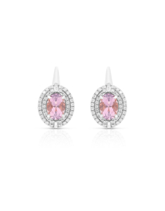 Bijuterii de lux dama ametist, Cercei Vida Classic Colors 60819W2-AM8WP, bb-shop.ro