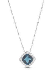 Bijuterii topaz aur, Colier Vida Classic Colors 60811U-LB8WP, bb-shop.ro