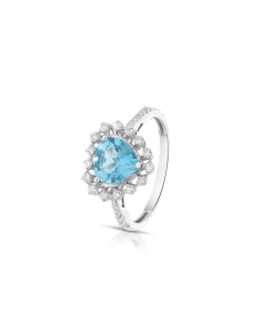 Bijuterii topaz, Inel Vida Classic Colors 60825Q-WB8WP, bb-shop.ro