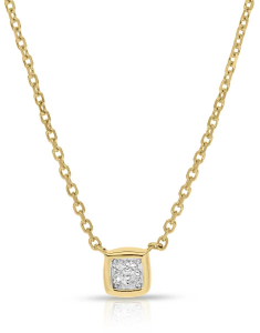 Colier Aur 14 Kt Diamonds QC6253H, 001, bb-shop.ro