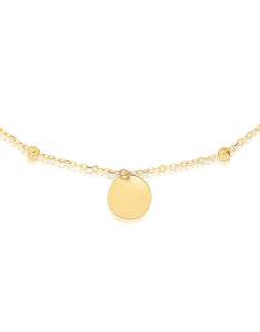 Bijuterii aur 14 kt, Bratara Aur 14 Kt Lucky Coin GL2792Y-B, bb-shop.ro