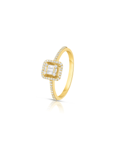 Inel Aur 14 Kt Diamonds RG102202-25-214-Y, 02, bb-shop.ro