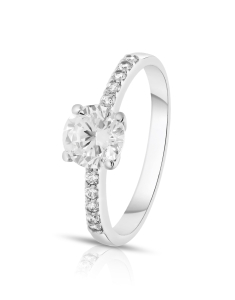 Bijuterii, Inel de logodna Aur 14 Kt Engagement A3180-5.75W, bb-shop.ro