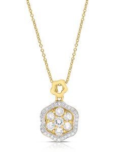 Bijuterii topaz aur, Colier Aur 18 Kt Colors of Life P24988WT-Y, bb-shop.ro