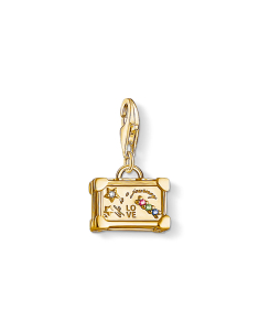 Pandantiv Thomas Sabo Charm Club argint placat cu aur valiza 1763-996-7, 02, bb-shop.ro