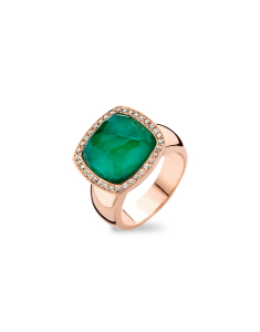 Inel Tirisi Jewelry Milano din aur 18 kt cu diamante si smarald TR9361-1EM-P, 02, bb-shop.ro