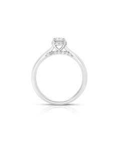 Inel de logodna aur 18 kt solitaire cu diamante AS022-W-0.55CT, 002, bb-shop.ro