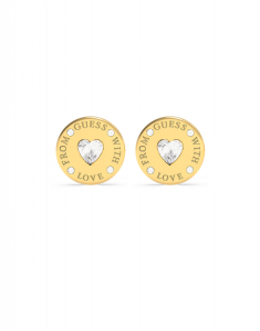 Cercei Guess from Guess with Love stud JUBE70037JWGLT-U, 001, bb-shop.ro