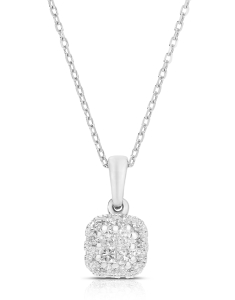 Coliere, Colier aur 14 kt bouquet cu diamante EU02363PF0020-W, bb-shop.ro